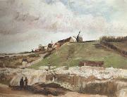 Vincent Van Gogh Montmartre:Quarry,the Mills (nn04) oil painting artist